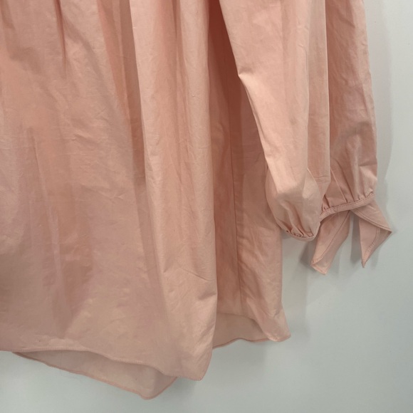 Pomander Place Inslee pink smocked off the shoulder top - Picture 7 of 10